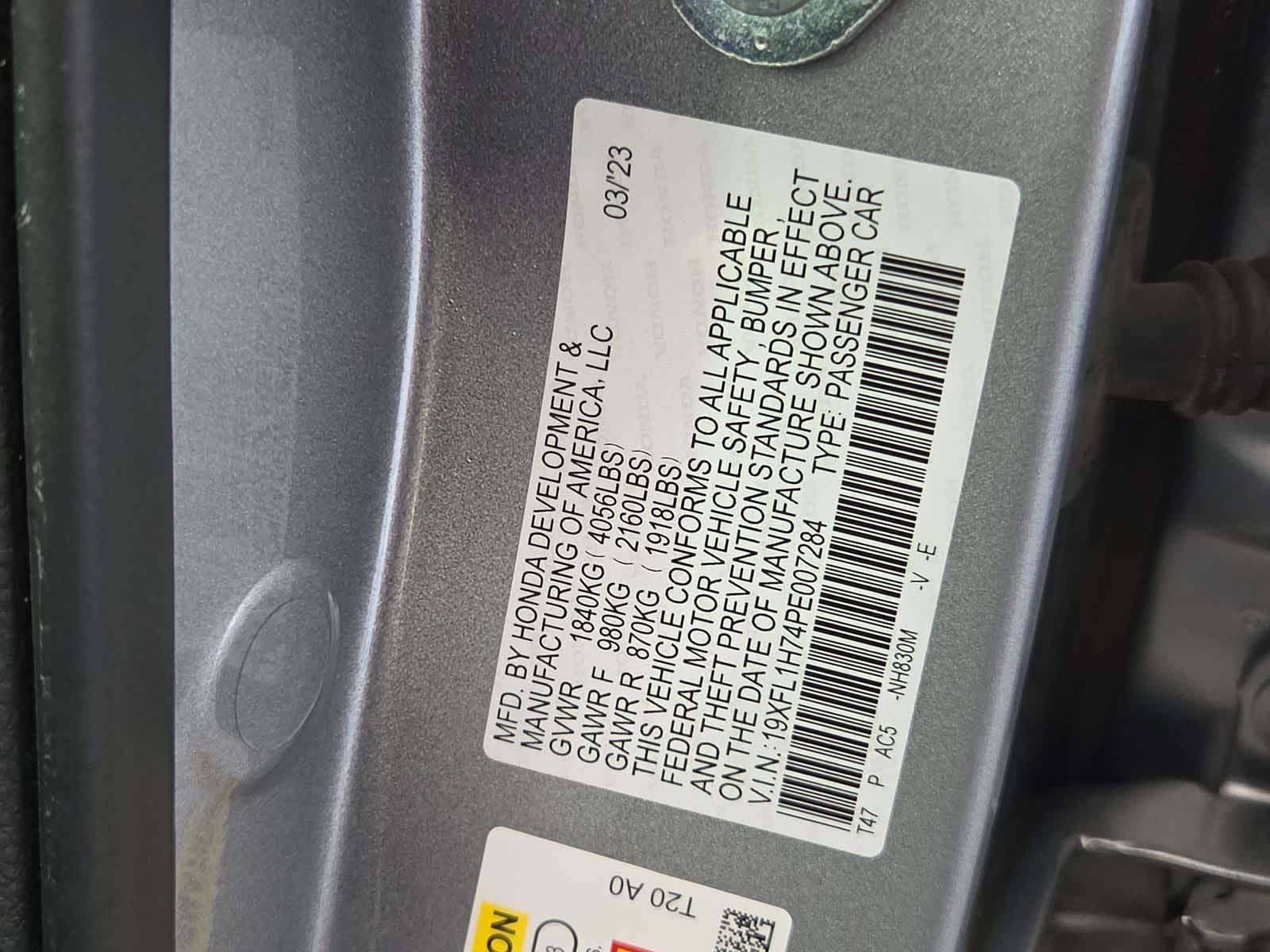 2023 Honda Civic Hatchback EX-L