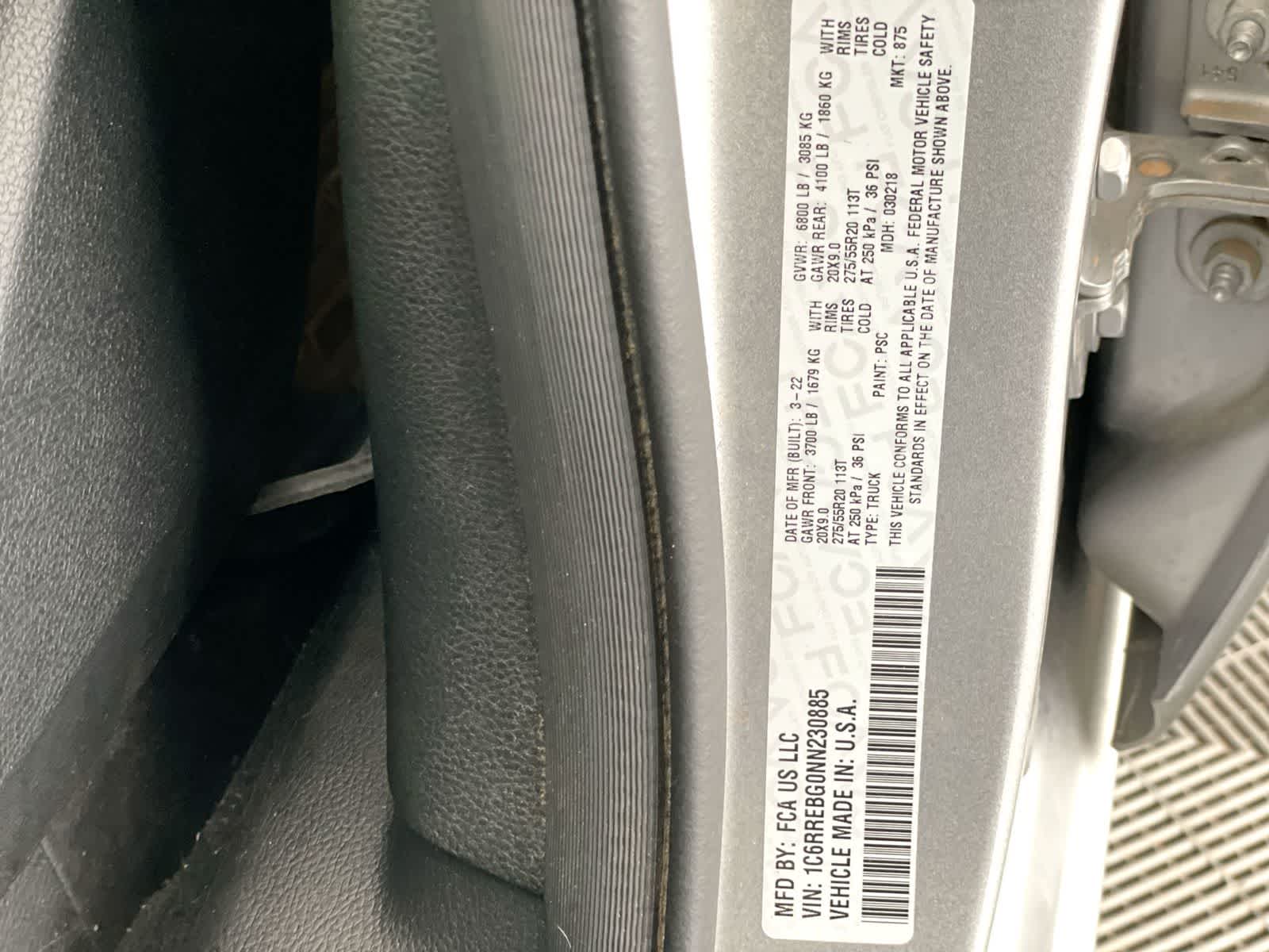 2022 RAM 1500 Big Horn