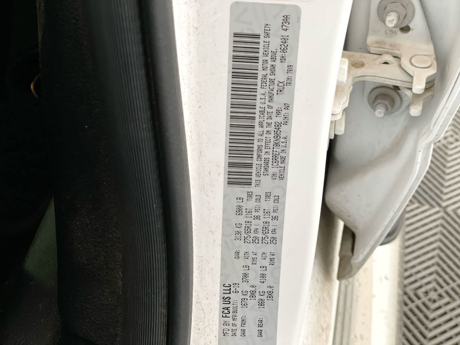 2019 RAM All-New 1500 Big Horn/Lone Star