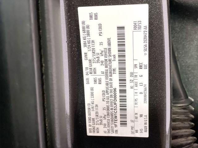 2018 Ford F-150 Platinum