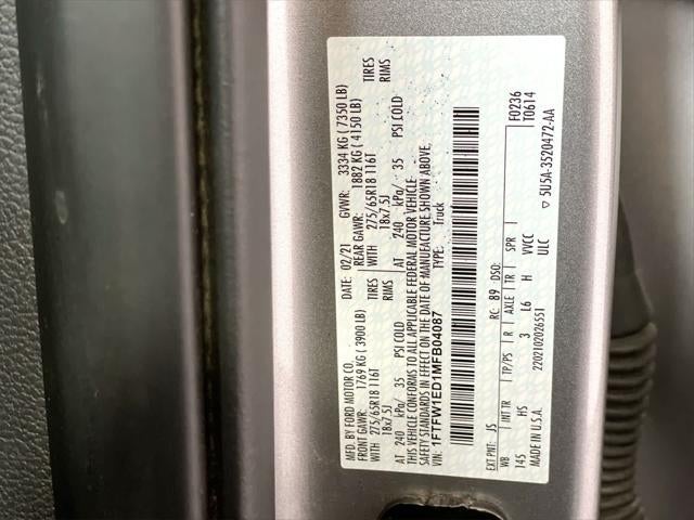 2021 Ford F-150 LARIAT