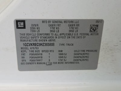 2017 Chevrolet Silverado 1500 LT