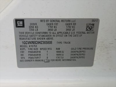 2017 Chevrolet Silverado 1500 LT