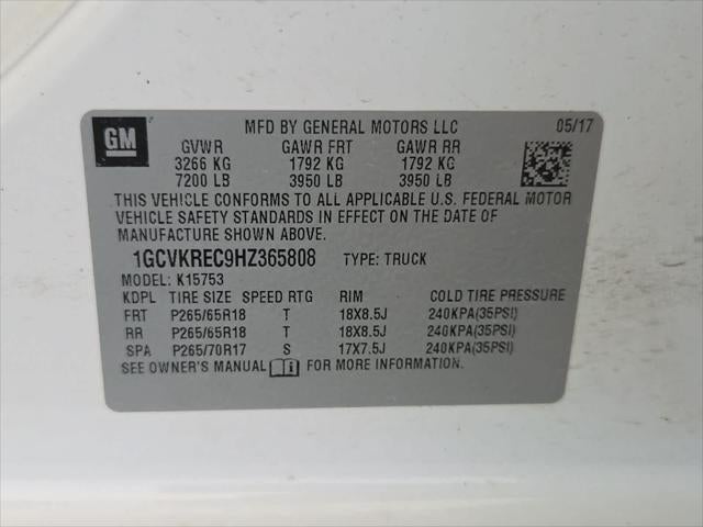 2017 Chevrolet Silverado 1500 LT
