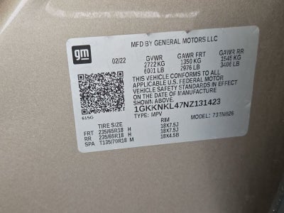 2022 GMC Acadia SLE