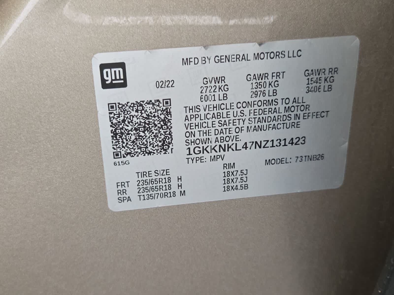 2022 GMC Acadia SLE