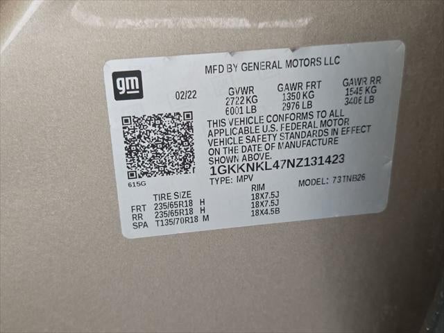 2022 GMC Acadia SLE