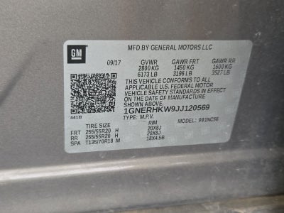 2018 Chevrolet Traverse LT Leather