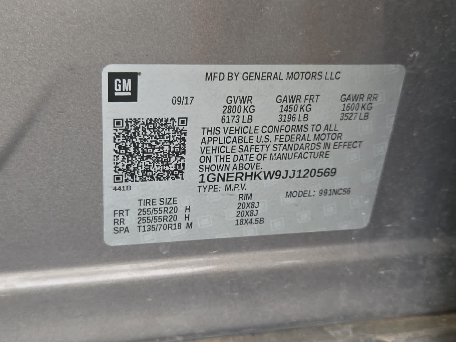 2018 Chevrolet Traverse LT Leather