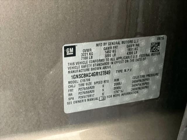 2016 Chevrolet Tahoe LT