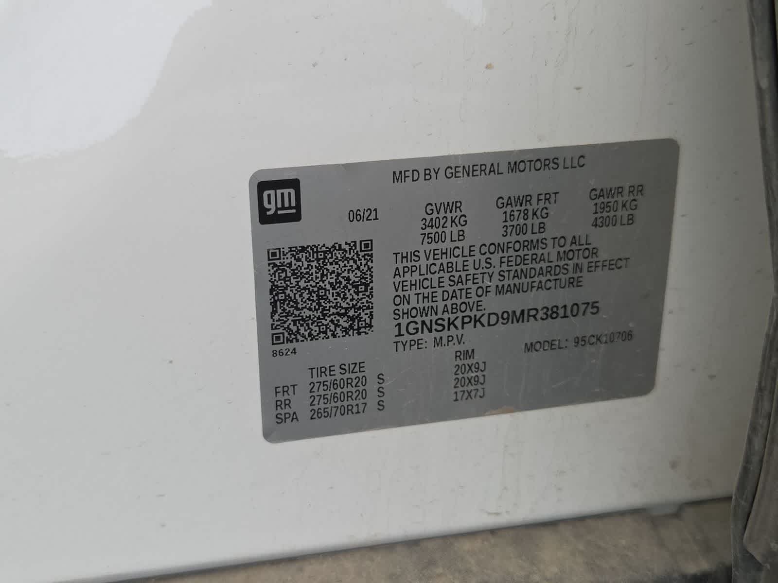 2021 Chevrolet Tahoe Z71