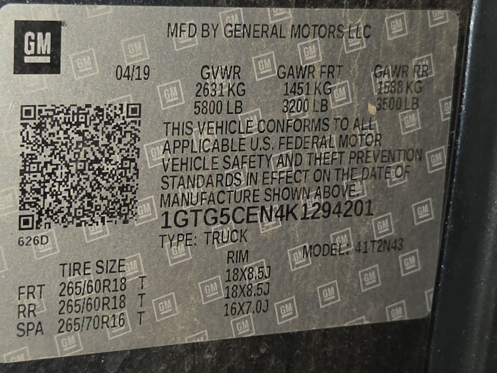 2019 GMC Canyon 2WD SLE