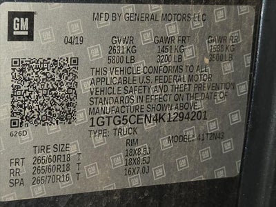 2019 GMC Canyon 2WD SLE