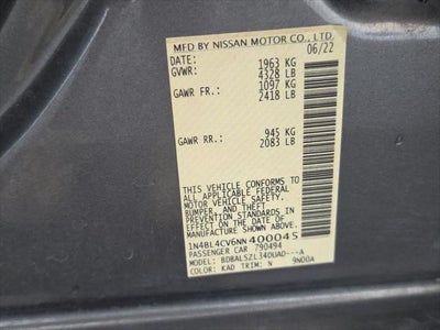 2022 Nissan Altima 2.5 SR