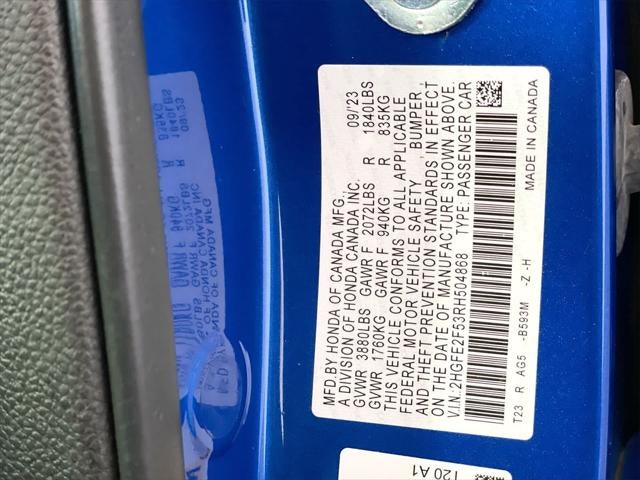 2024 Honda Civic Sport