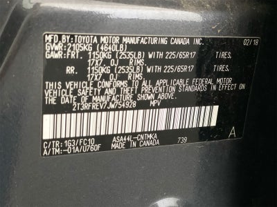 2018 Toyota RAV4 XLE