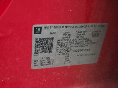 2018 Chevrolet Silverado 1500 LT