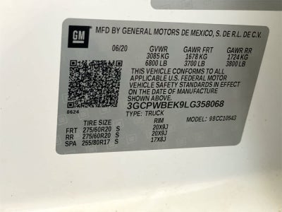 2020 Chevrolet Silverado 1500 Custom