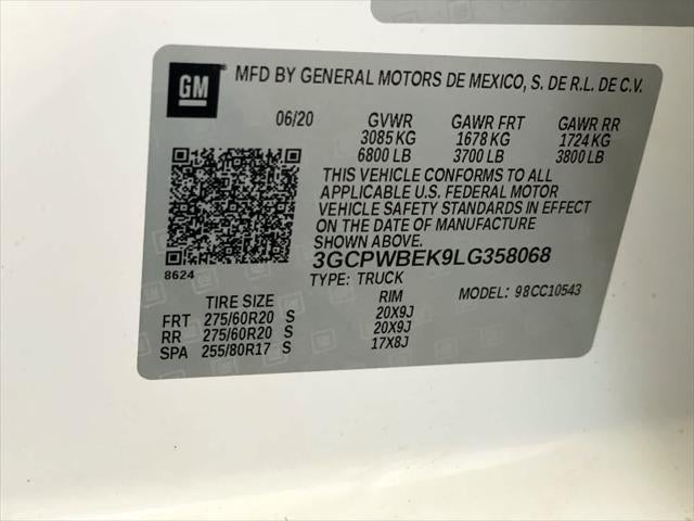 2020 Chevrolet Silverado 1500 Custom