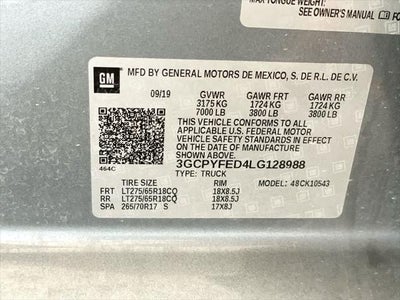 2020 Chevrolet Silverado 1500 LT Trail Boss