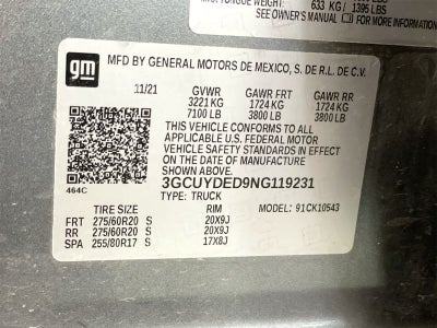 2022 Chevrolet Silverado 1500 LTD LT