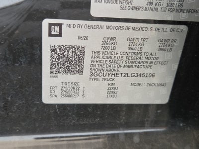 2020 Chevrolet Silverado 1500 High Country