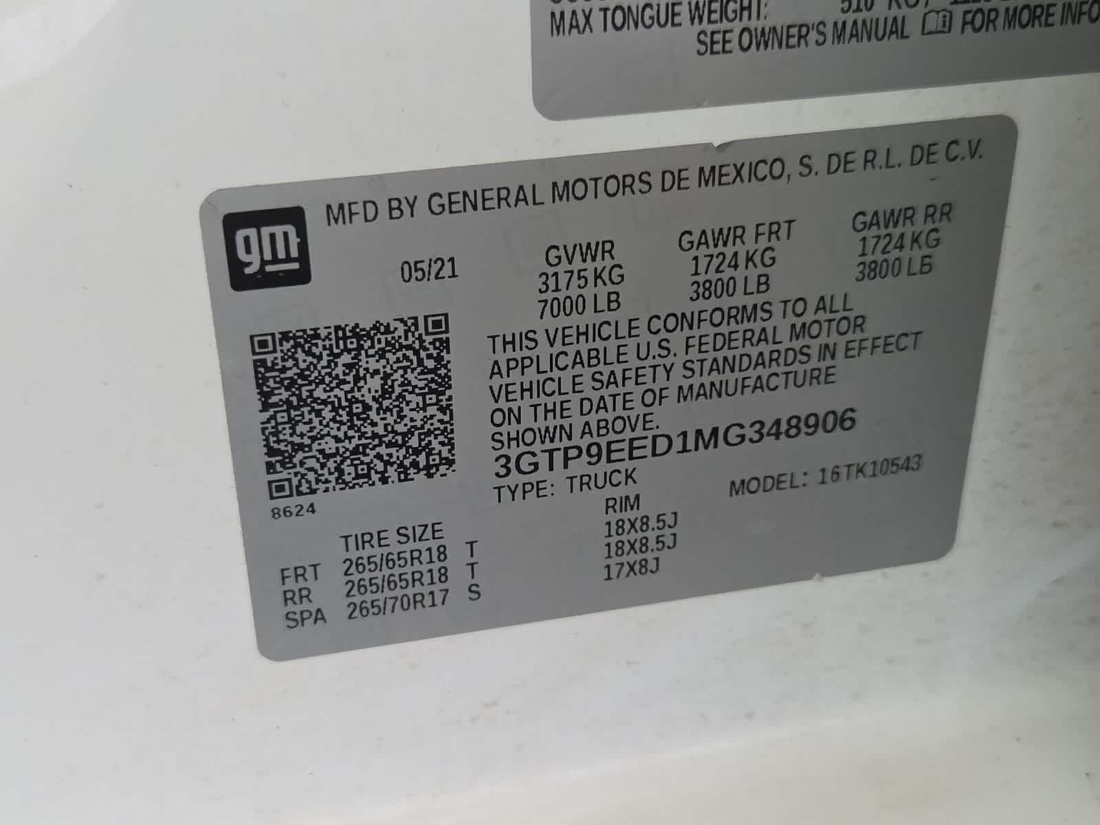 2021 GMC Sierra 1500 AT4