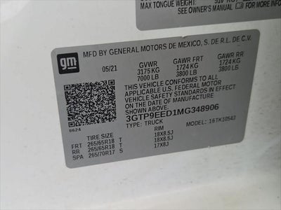 2021 GMC Sierra 1500 AT4