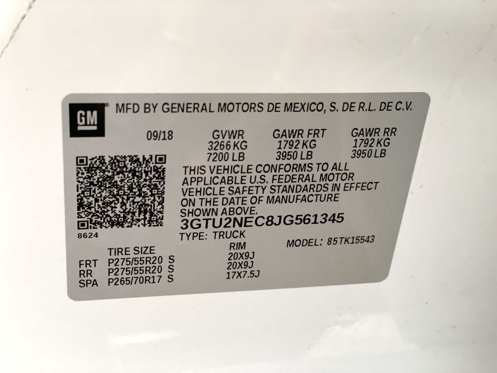 2018 GMC Sierra 1500 SLT