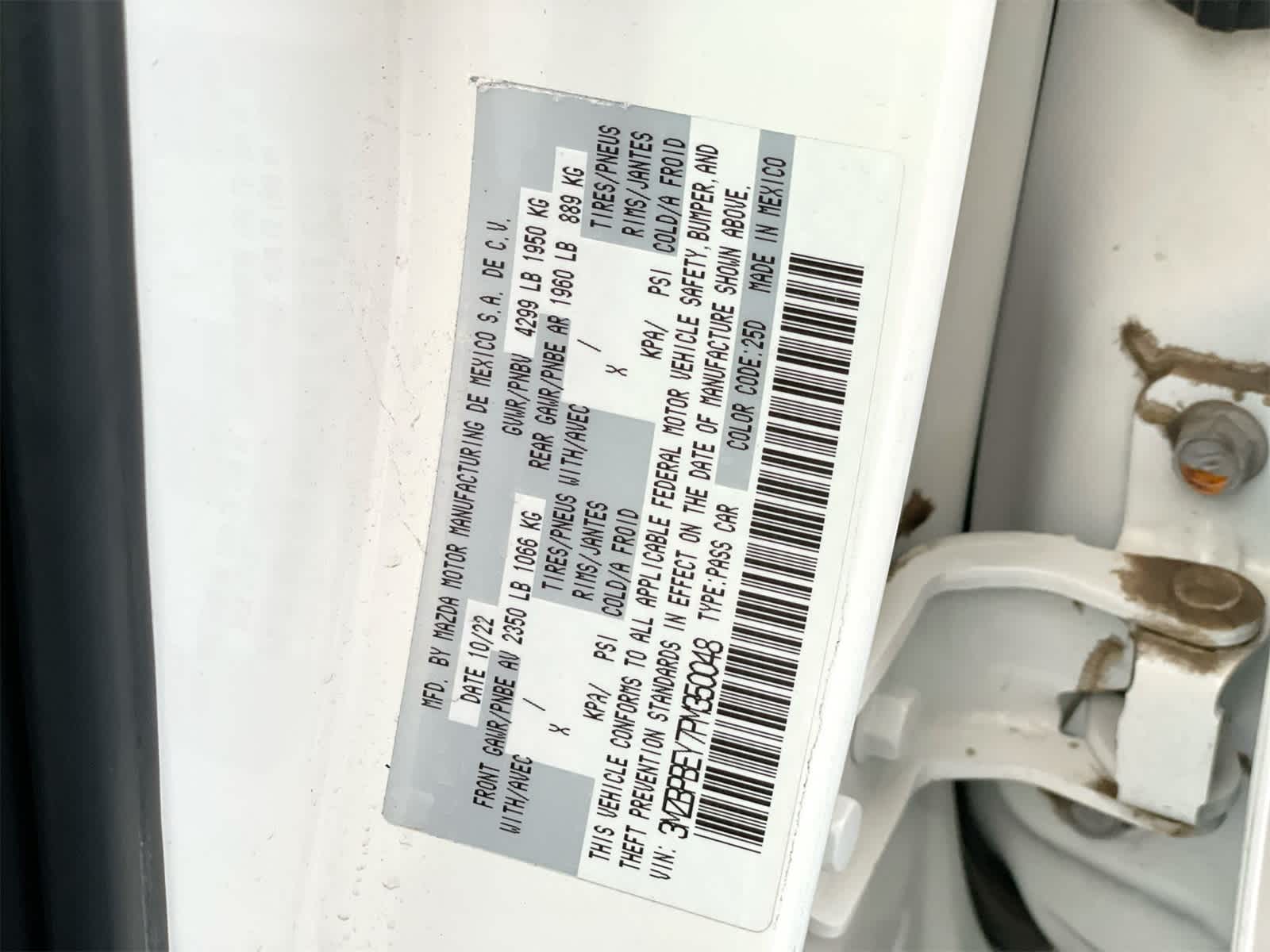 2023 Mazda Mazda3 Sedan 2.5 Turbo Premium Plus