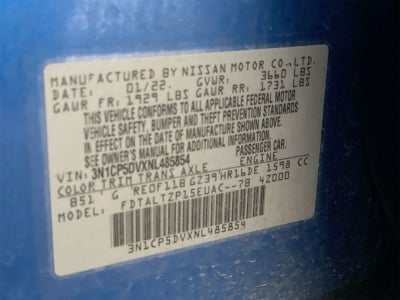 2022 Nissan Kicks SR