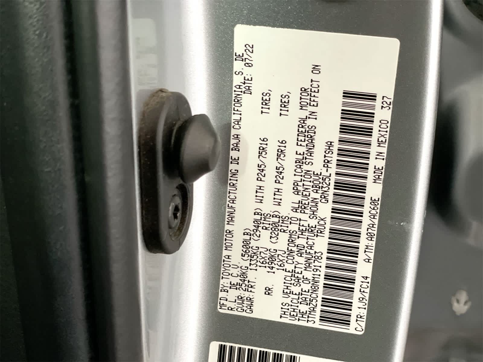 2022 Toyota Tacoma SR5