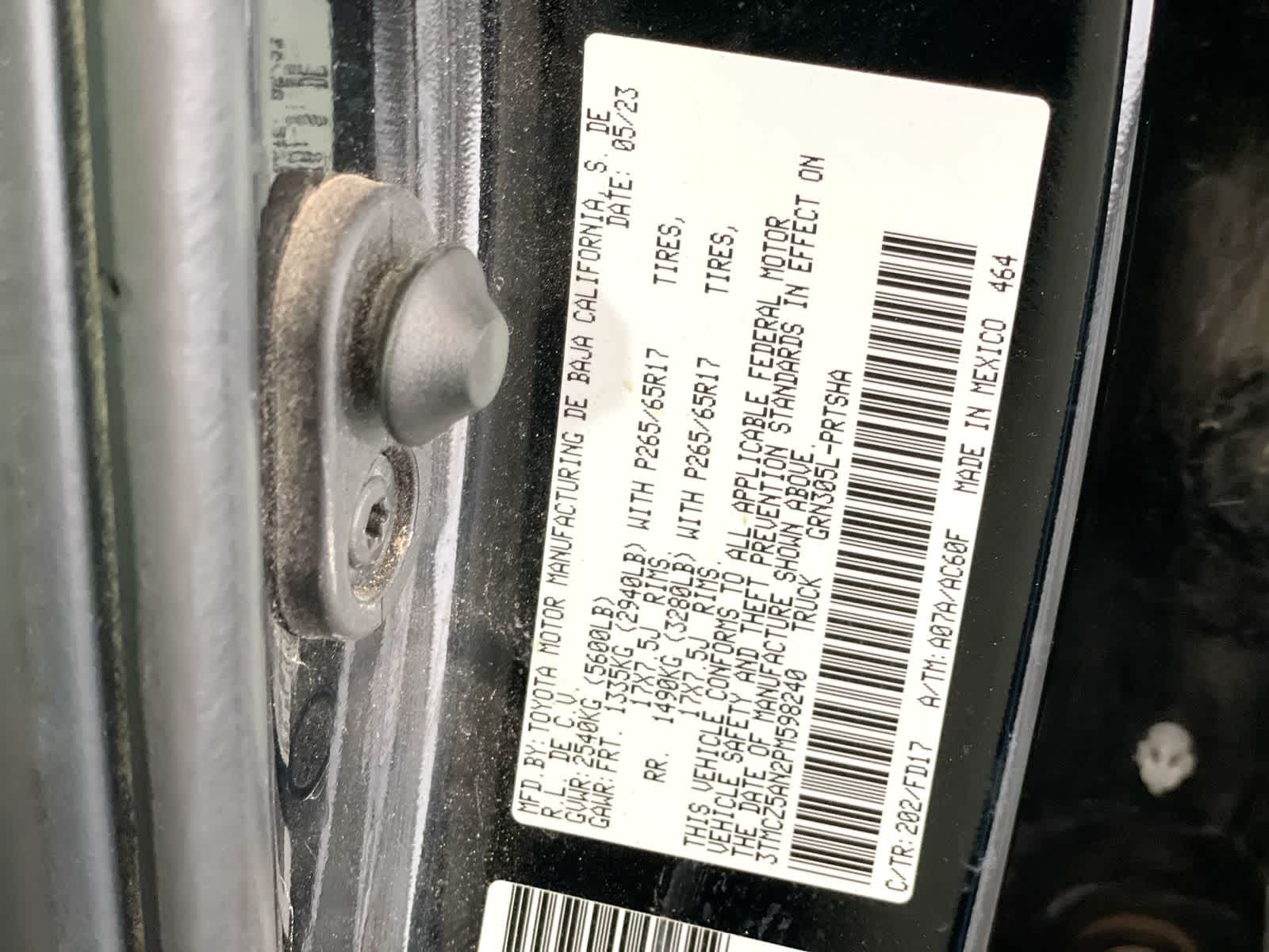 2023 Toyota Tacoma TRD Sport