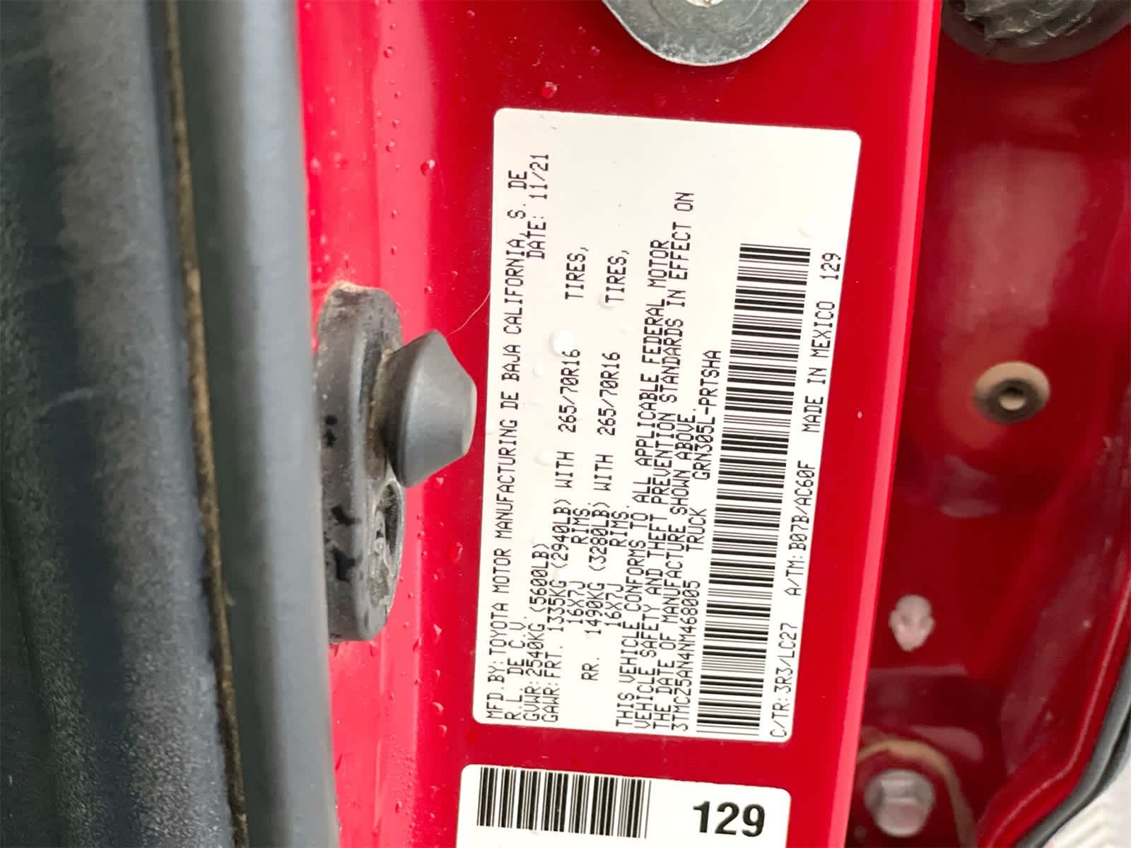 2022 Toyota Tacoma TRD Off Road