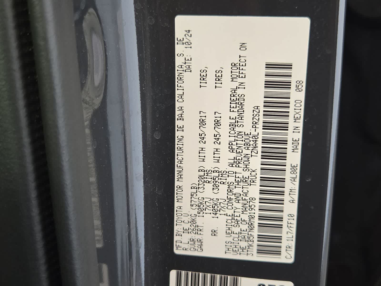 2024 Toyota Tacoma SR5