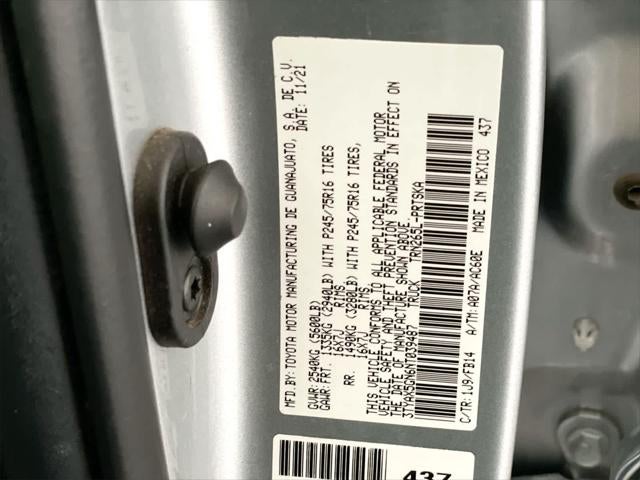 2022 Toyota Tacoma SR