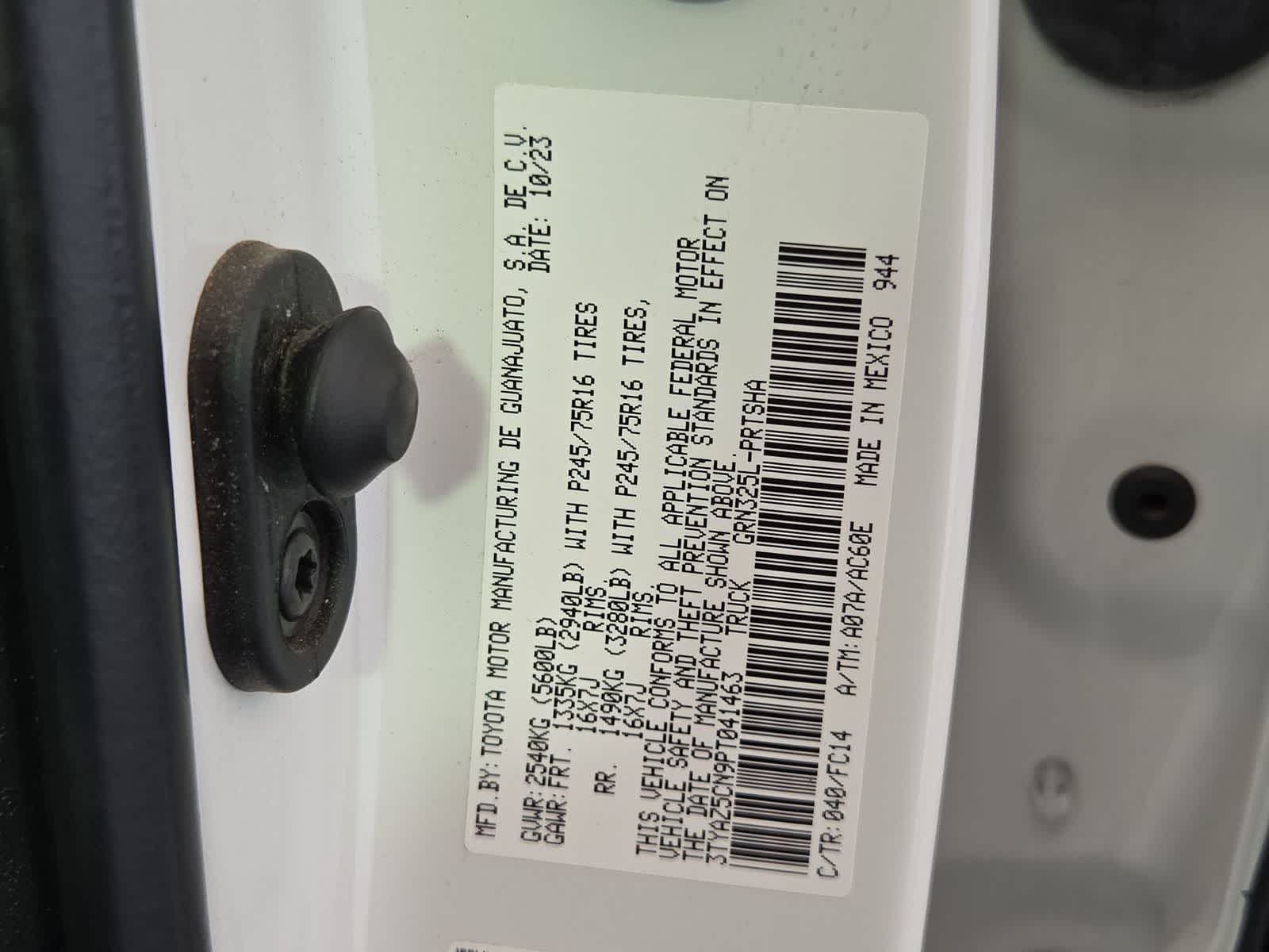 2023 Toyota Tacoma SR5