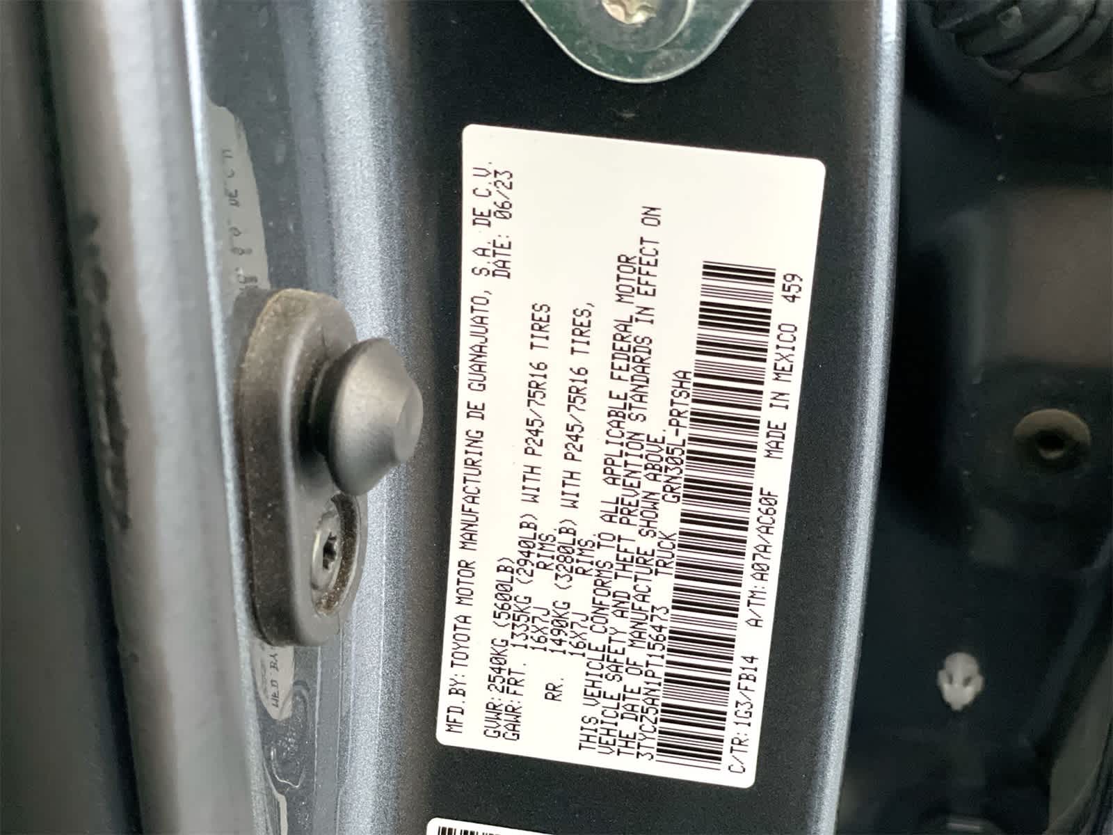 2023 Toyota Tacoma SR