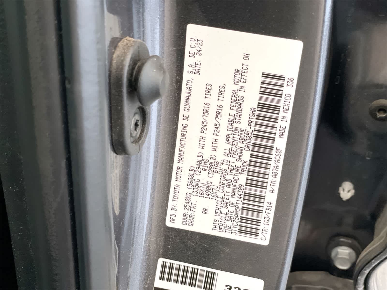 2023 Toyota Tacoma SR