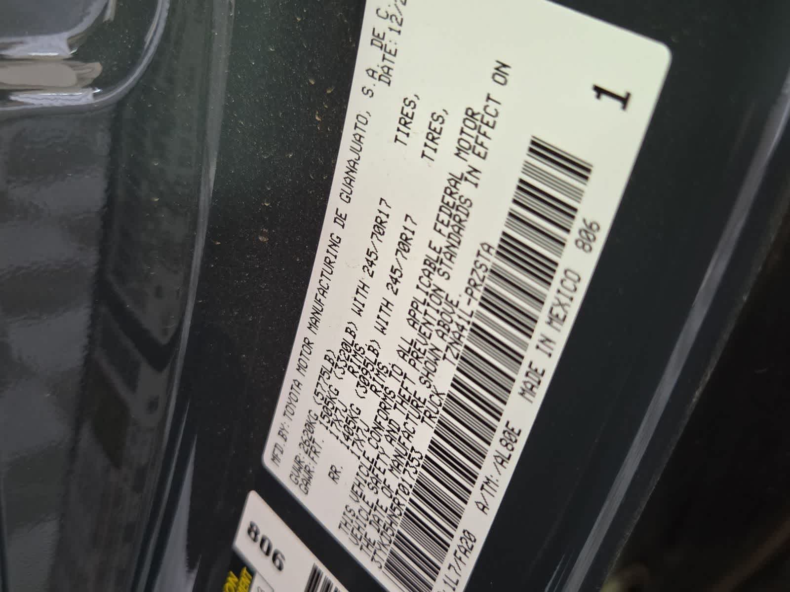 2024 Toyota Tacoma SR