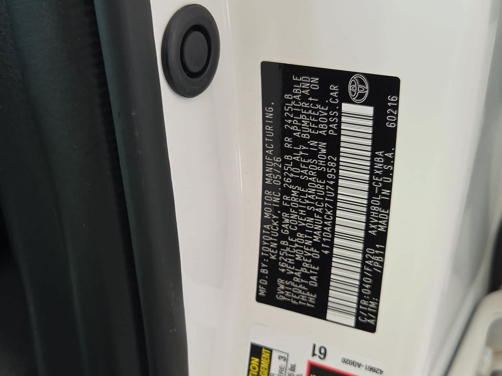 2026 Toyota Camry LE