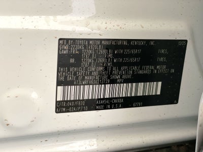 2025 Toyota RAV4 Hybrid LE