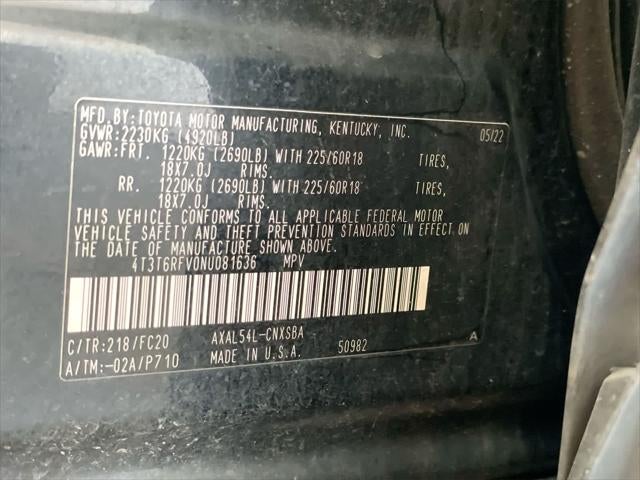 2022 Toyota RAV4 Hybrid SE