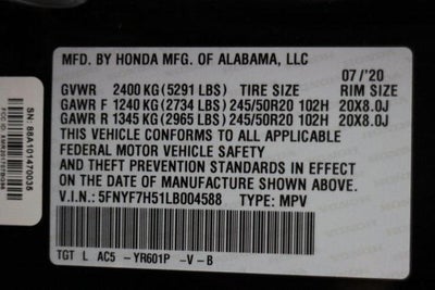 2020 Honda Passport EX-L