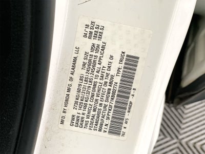 2019 Honda Ridgeline RTL-E