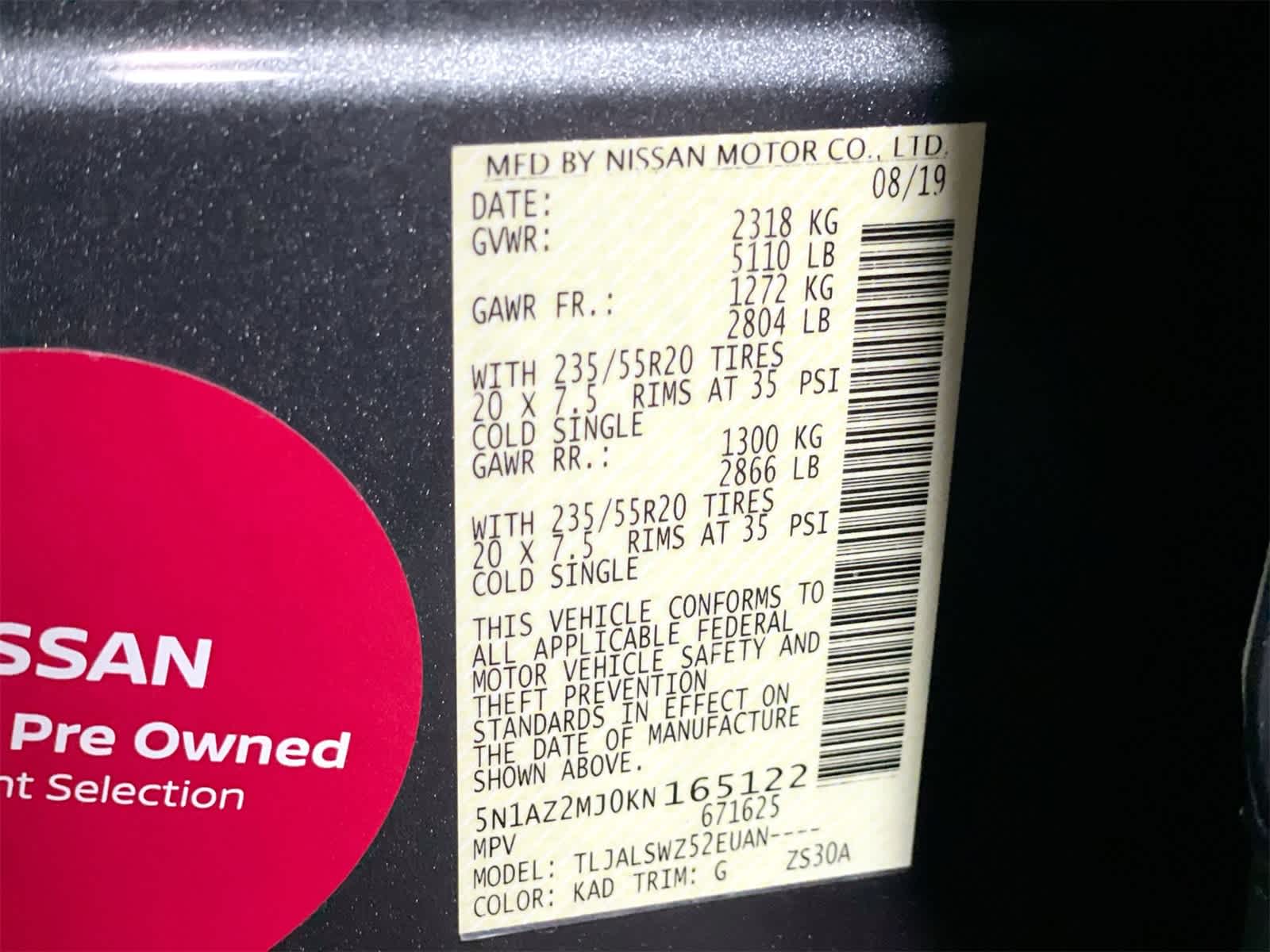 2019 Nissan Murano Platinum