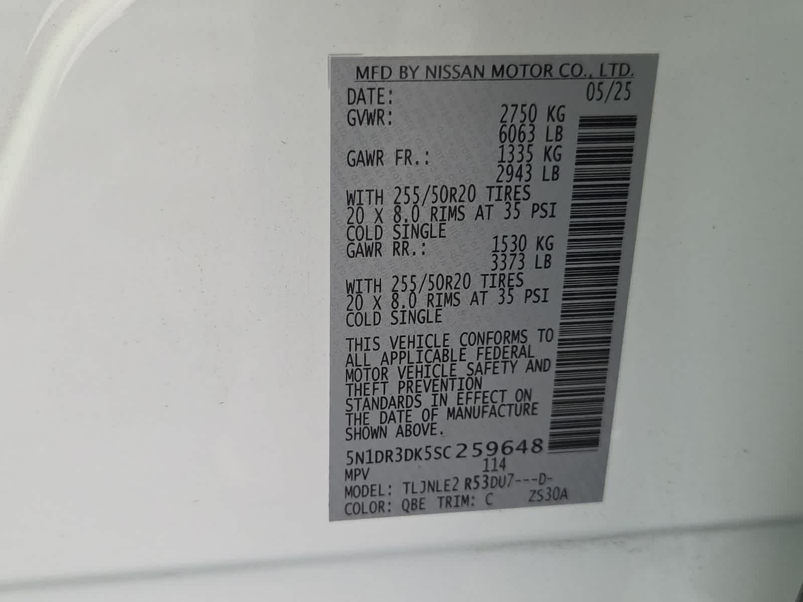 2025 Nissan Pathfinder Platinum