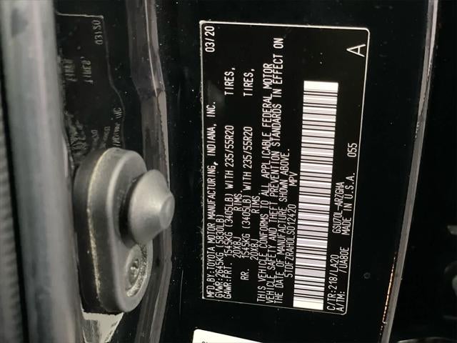 2020 Toyota Highlander Platinum