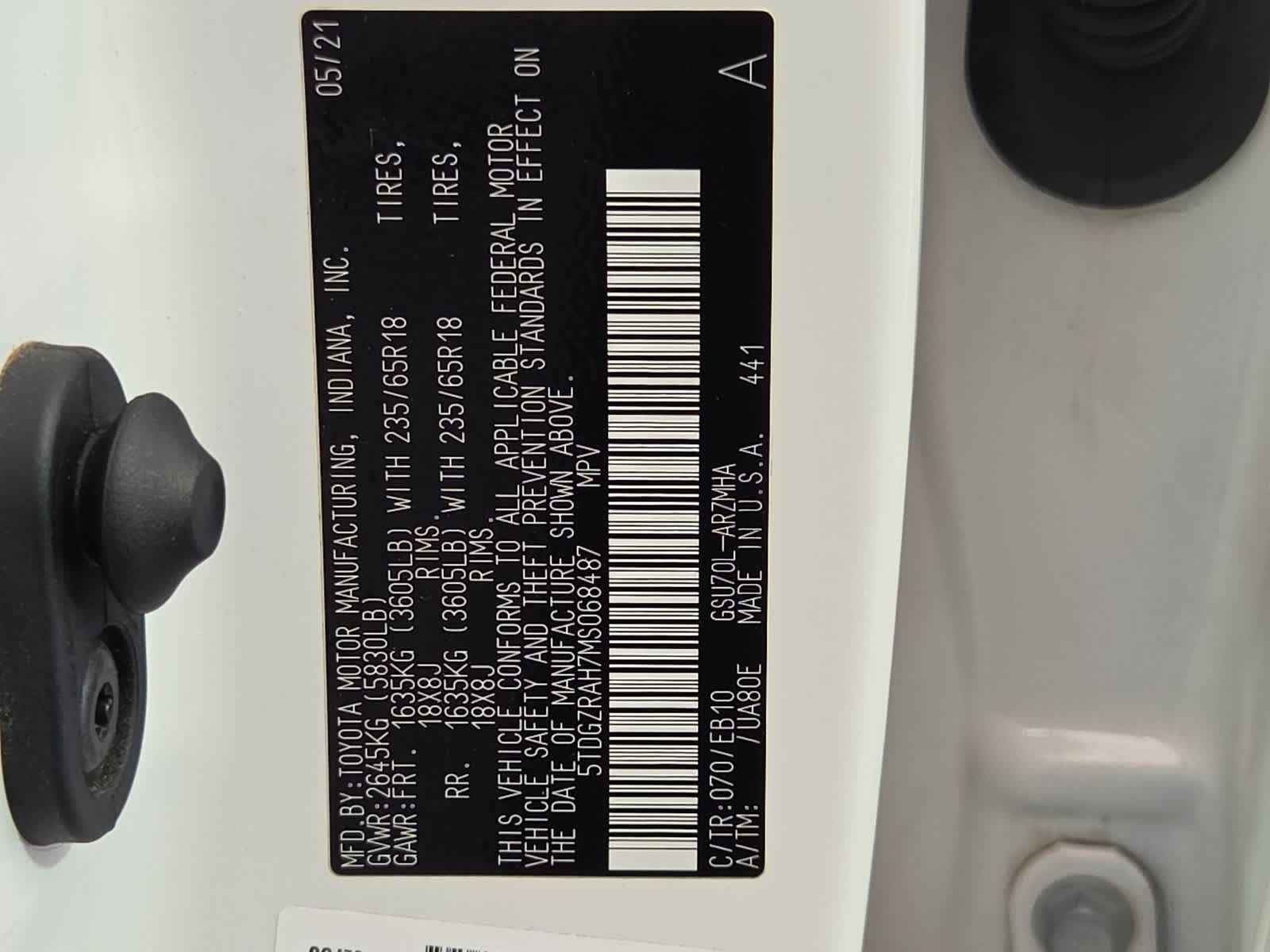 2021 Toyota Highlander XLE