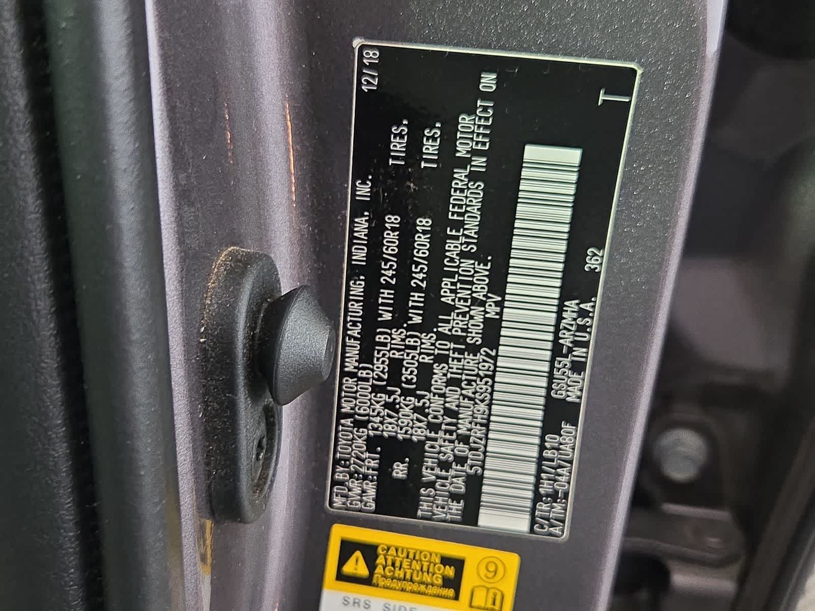 2019 Toyota Highlander XLE